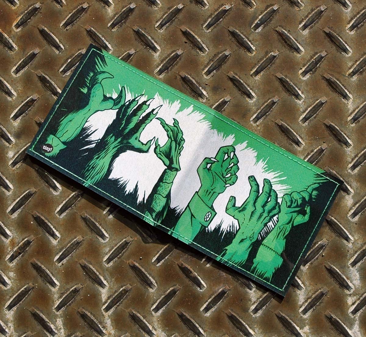 Billfold Vinyl Art Wallet - Money Monsters by Andrew Bargeron