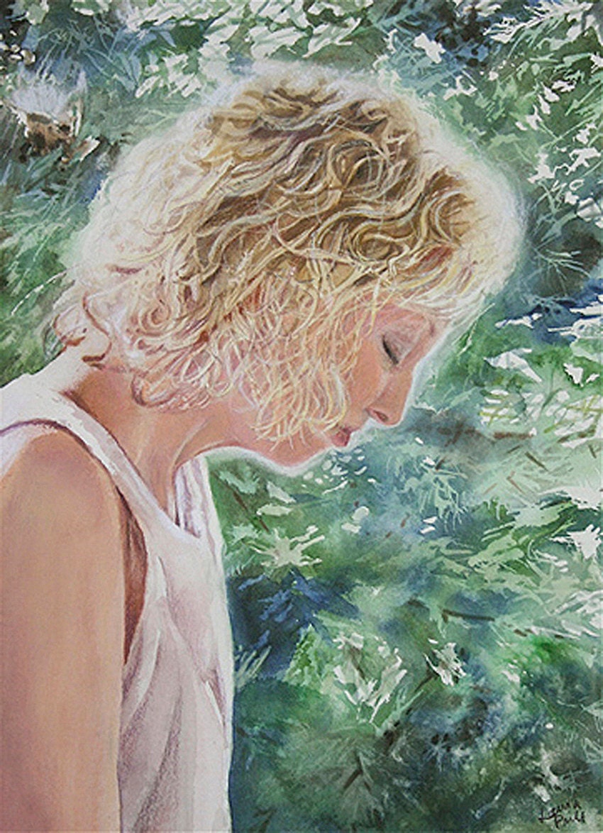 Custom People Portrait-One Subject -Detailed Original Painting Drawing- Realistic Art- 8x10