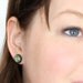 Morpho Butterfly - Nickel Free Antique Brass Stud Earrings
