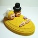 CUSTOM Wedding Cake Topper - Beach Bride & Groom in the Sand
