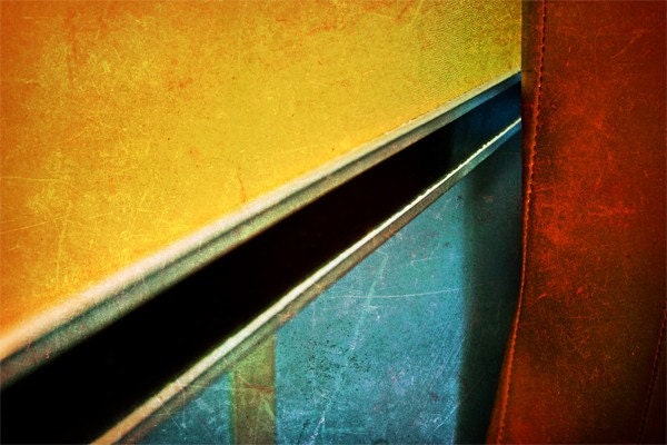 Modern Art in Red, Yellow and Blue - 6x9 Fine Art Photograph