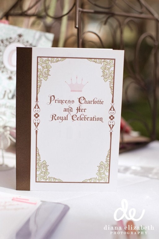 Fairytale Book Princess Invitation - PRINTABLE File By PaperCandee