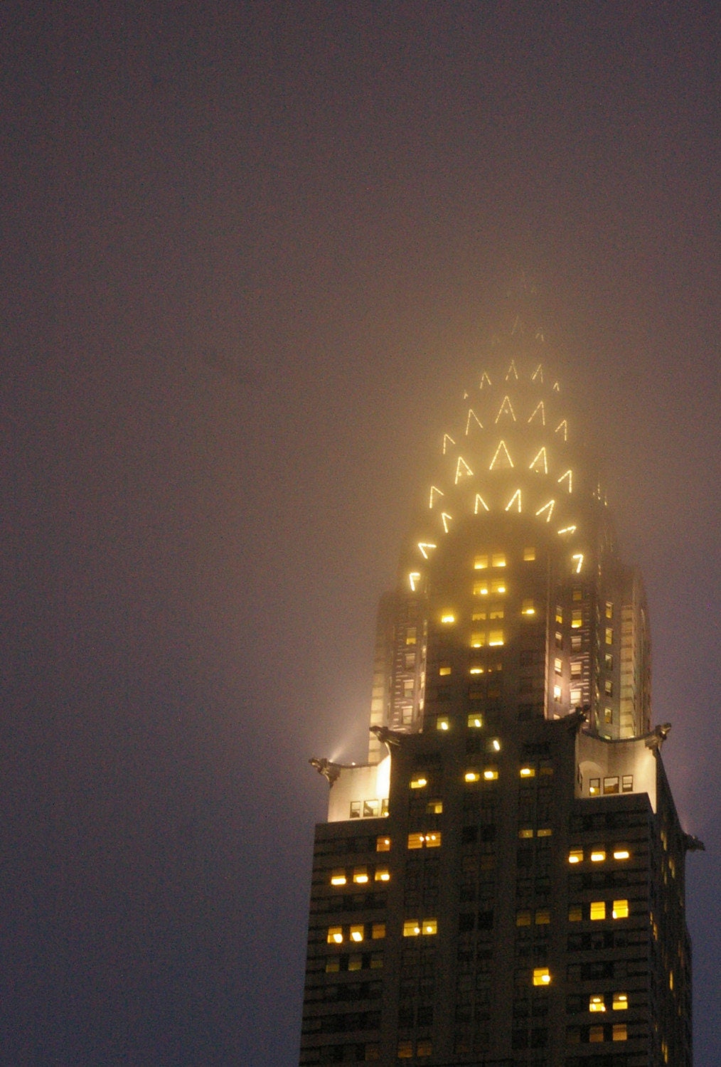 New York City Photography - Art Deco Fog - The Chrysler Building - Original Signed, Matted Photograph - JBWPhoto