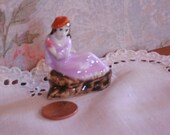 Micro Miniature Figurine - Sitting in the Garden