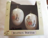 Beatrix Potter Porcelain  Eggs - Ornaments
