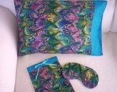 Womens 3 Piece Travel Pillow Cover Set