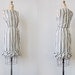 reserved... vintage 1960s dress / vintage wiggle dress / striped 60s dress / 50s wiggle dress