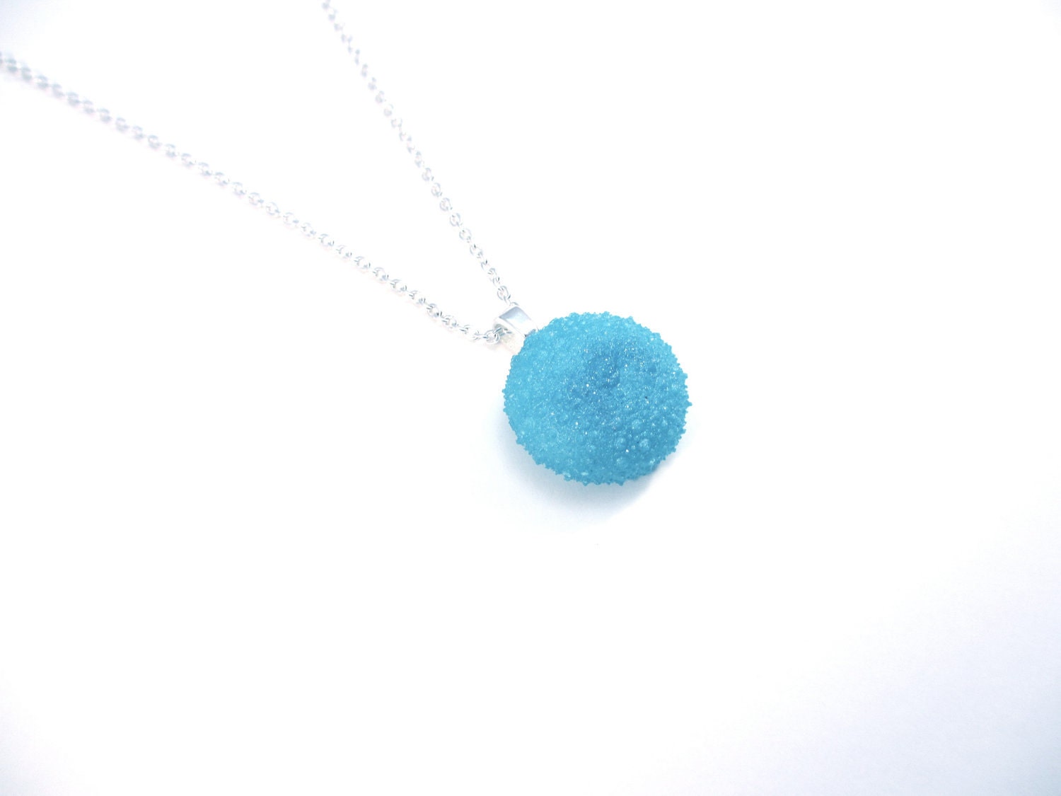 Sea Urchin Necklace Resin Jewelry Modern Beach Jewelry Sea Urchin Jewelry