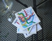 Public Transit Coasters - DC Metro (Set of 4)