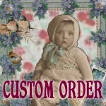 Custom Order Ooak Polymer Clay Baby Art Doll Miniature Mini Pacifiers