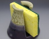 Fern Green and Purple Sponge Holder