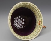 Personal Colander - Eggplant Purple and Fern Green
