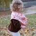 Baby Doll Sling Toy Pouch Style Doll Carrier - Whoo Forest Pink - FAST SHIPPING