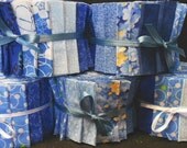 Blue Jelly Roll Quilt Fabric Strips -  Time Saver Quilt Kits by SEW FUN QUILTS