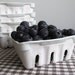 IN STOCK: Porcelain Berry Basket with Ice Blue Glaze