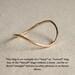 Thread of Gold - Wavy or Straight - Rose or Yellow - Tiny Halo Hammered Stack Ring - Delicate Jewelry - Memory Ring