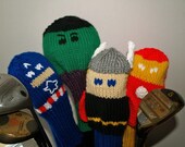 Knit PATTERN Golf Club Cover Marvel Collection PDF