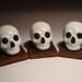 Glossy Ghost Skulls reserved for Lippythelion18