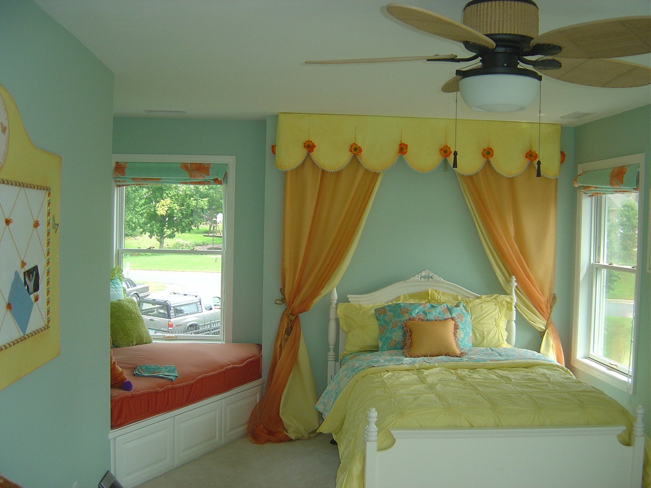 Canopy / Custom canvas valance, window treatments