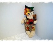 Halloween Witch Ornament/Handmade/FREE SHIPPING