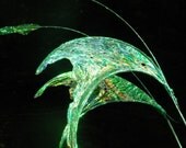 OOAK Iridescent Green Jonnie Faerie Fairy Fae Wings Cosplay Renaissance Halloween