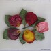 Rose Candle Pillar & Tapers Set - Gifts, Home Decor, Weddings - Pure Beeswax, Roses - Unique Eco Luxury Candles by Marcie Forest