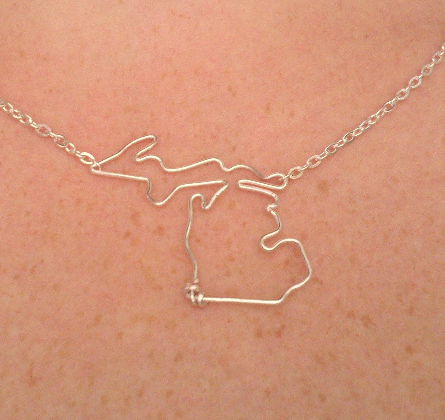 Michigan State Necklace
