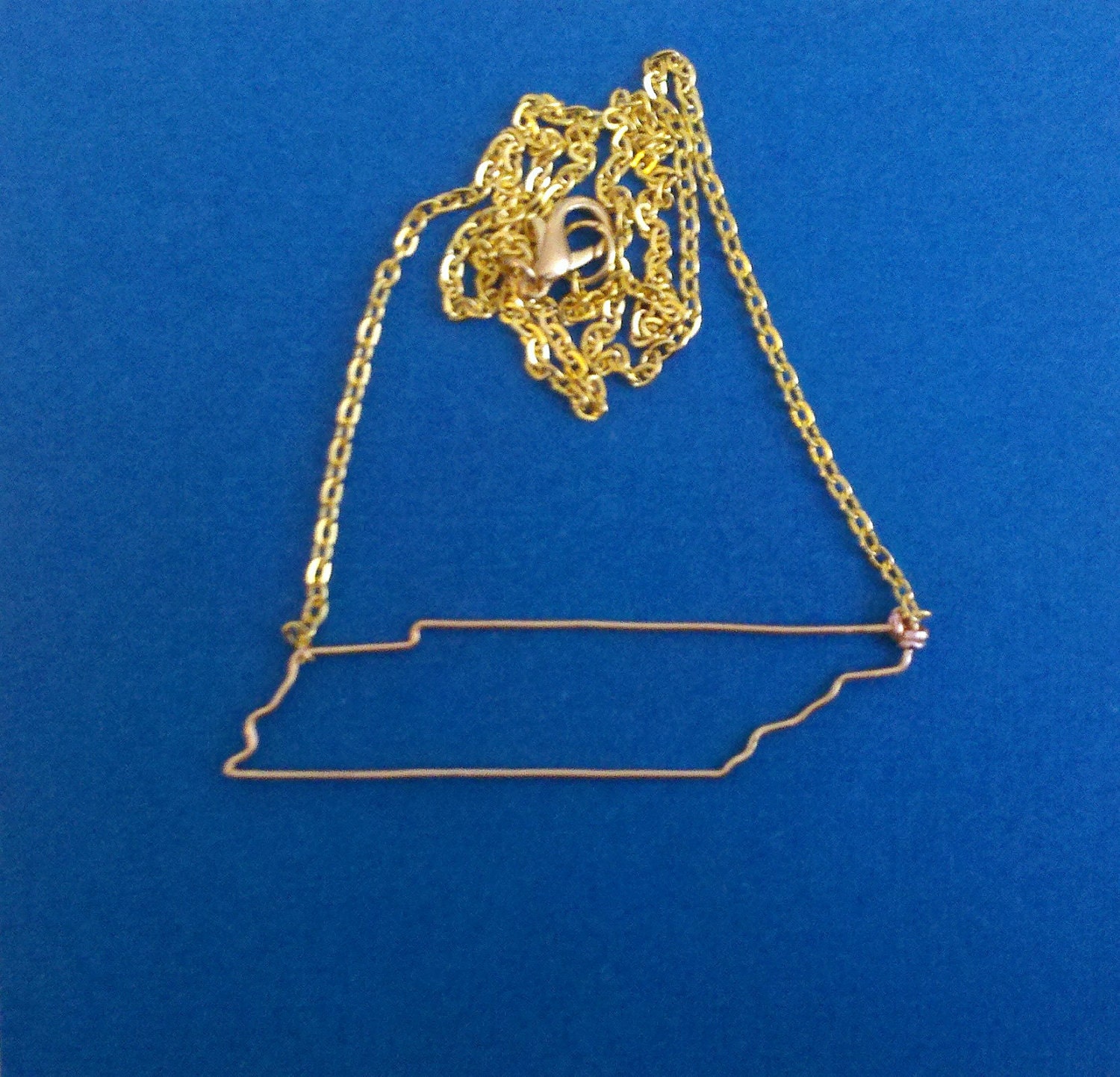 Tennessee State Necklace
