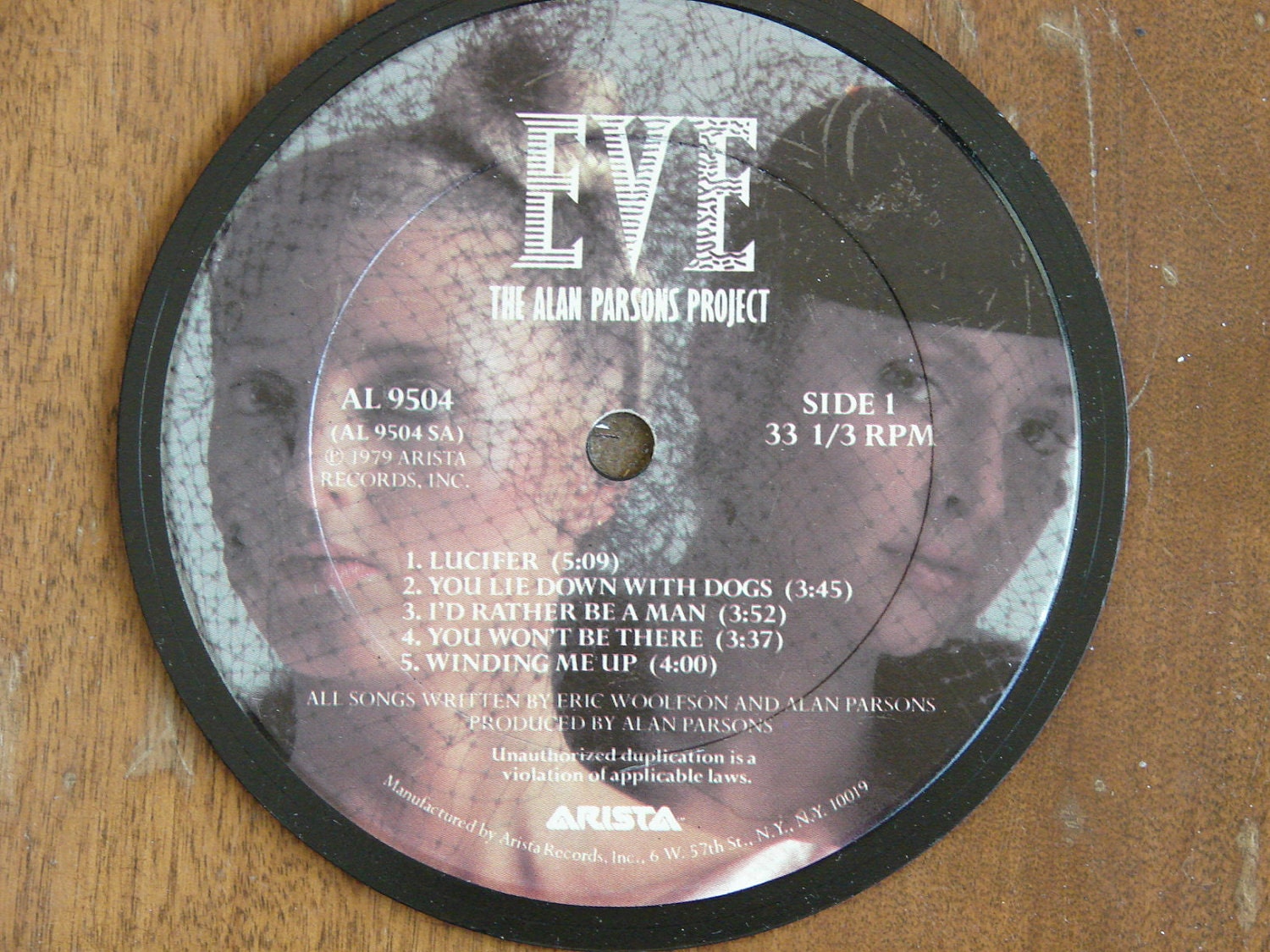 Eve Allan Parsons Project Coaster