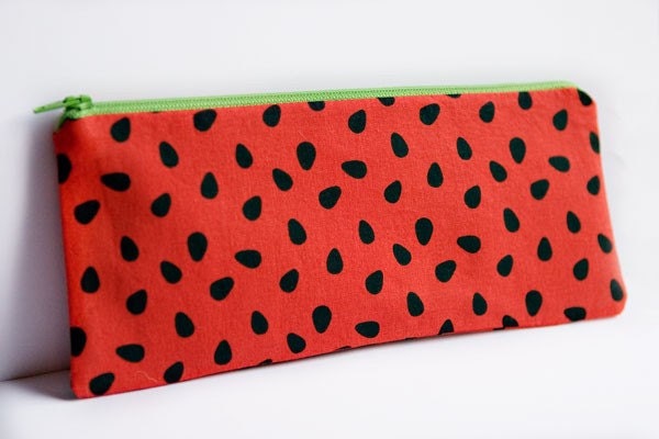 A Slice of Summer - Large zip pouch