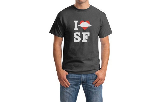 I Foggy Heart SF t-shirt