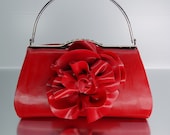 Red Rose Latex Handbag