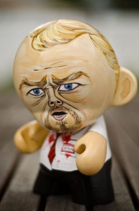 Price Reduced - 7" "Shaun Of The Dead" hand-painted Munny figure (Shaun)