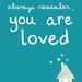 You Are Loved - 8x10 Nursery Art Print