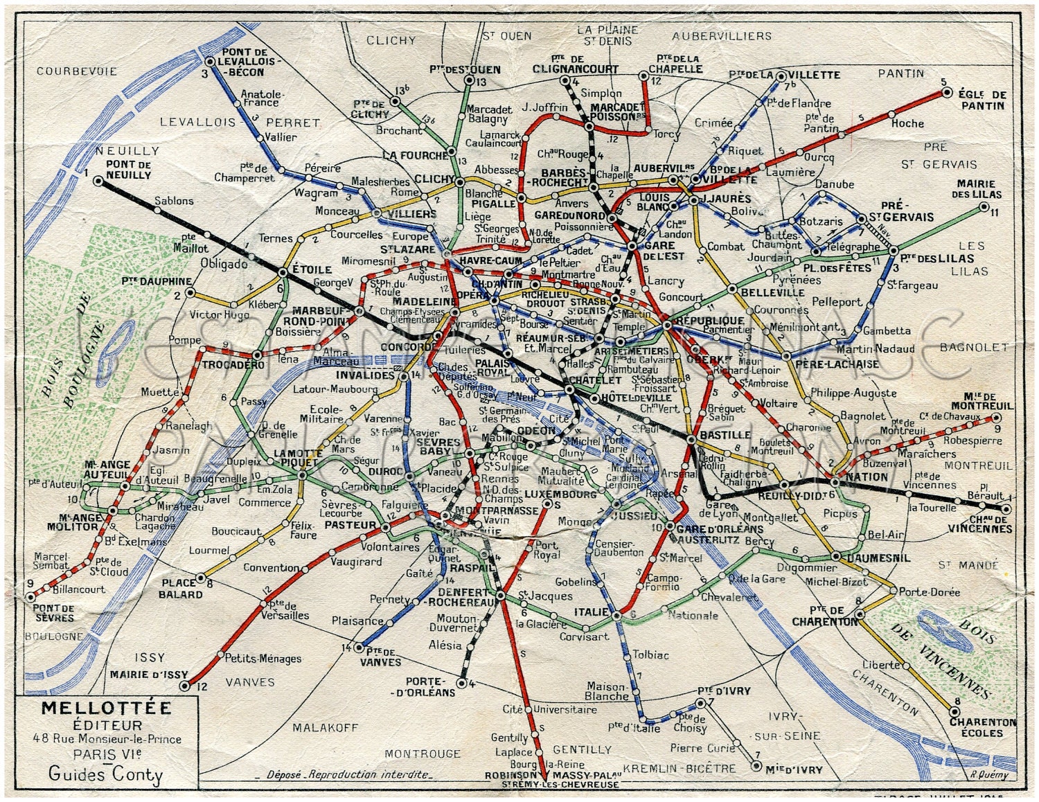 Metro Map France