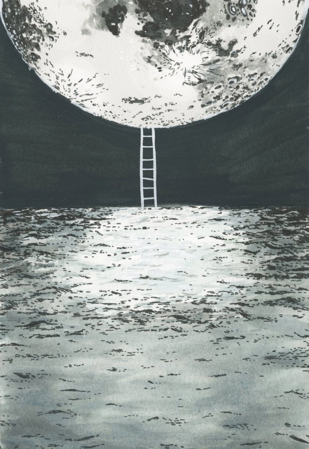 Distance of the Moon // Fine Art Print