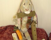 Bunny Rabbit Doll, Handmade, Olde Thyme Gardener, decoration