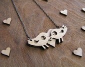 Love Tweets Bird Pendant