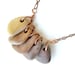 Natural Stone Jewelry SALE - River rocks necklace - natural stone jewelry - Rock Collection, Soft Sunset