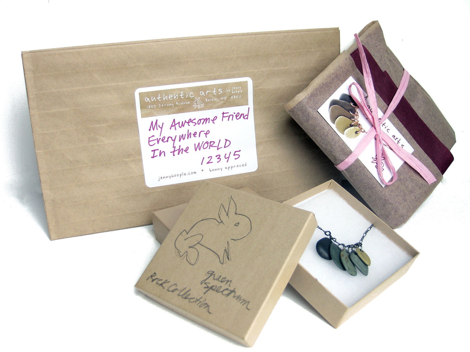 RESERVED for Patsy - Natural jewelry - rainbow necklace - Rainbow Rocks - 726