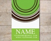 100 High Quality Business Cards - Display Cards - Earring Cards - Modern - No. 125
