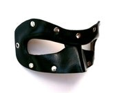 Hero with Studs Leather Mask
