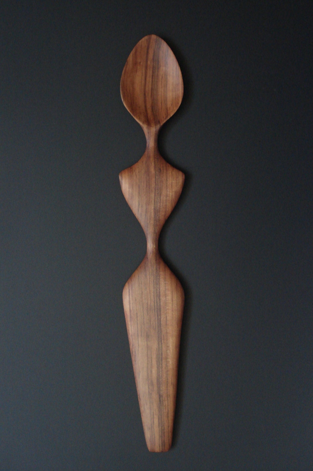 Tri-ed   wood spoon