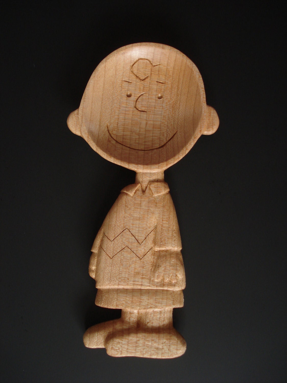 Charlie Brown wood spoon RESERVED for VALERIA