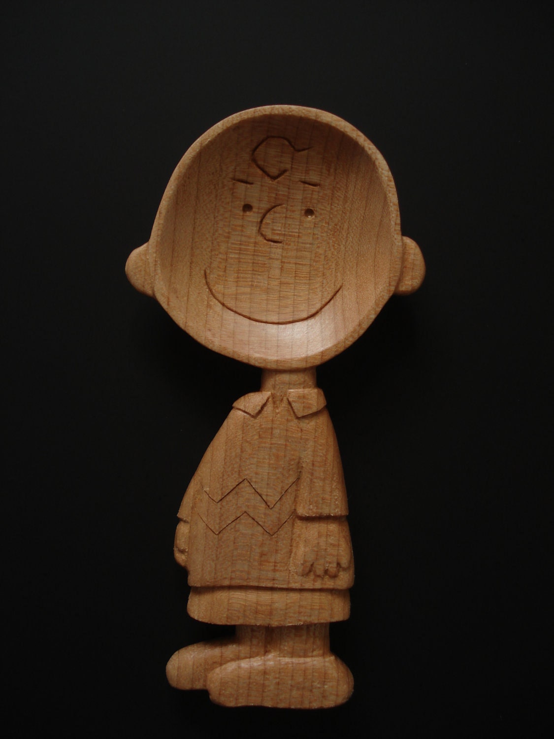 Charlie Brown wood spoon RESERVED for VALERIA