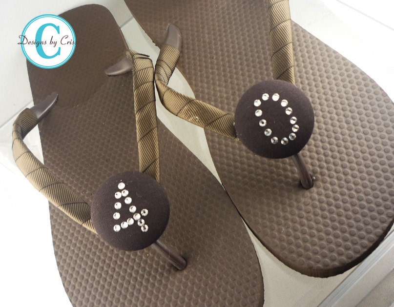 Rhinestone Birthday Flip Flops 20 30 40 50 or any age, personalized in swarovski rhinestones, pick your colors, great for ladies or girls