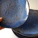 Amazing Blue Ceramic Plate - handmade tableware - wedding gift - housewarming Unique Organic shaped dish