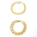 Gold stacked bracelet set, ERYN