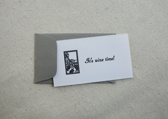 It's Wine Time - Mini Card