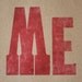 You and Me Letterpress Print